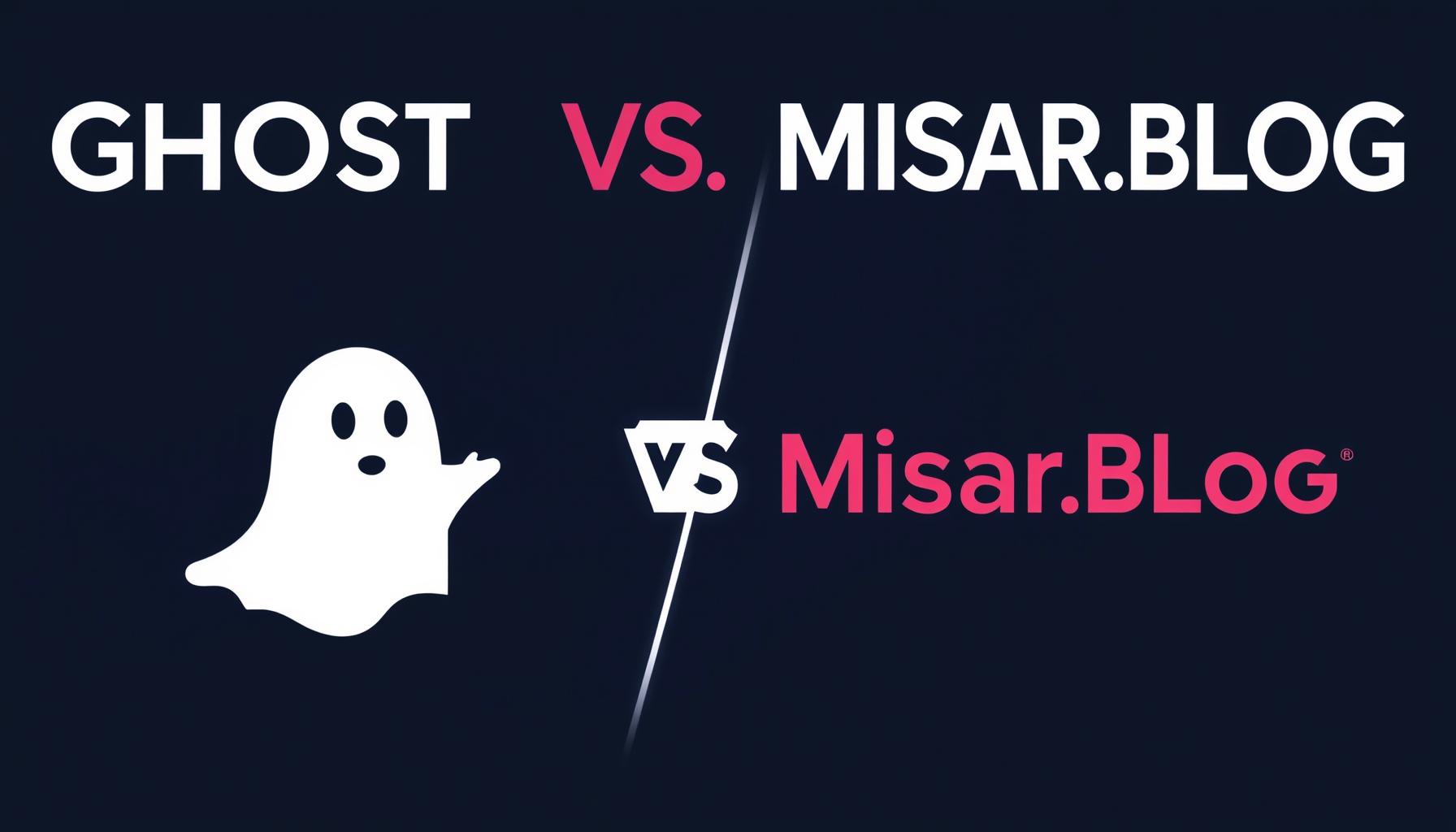 Ghost vs Misar.Blog: Which Is Better for Independent Creators?