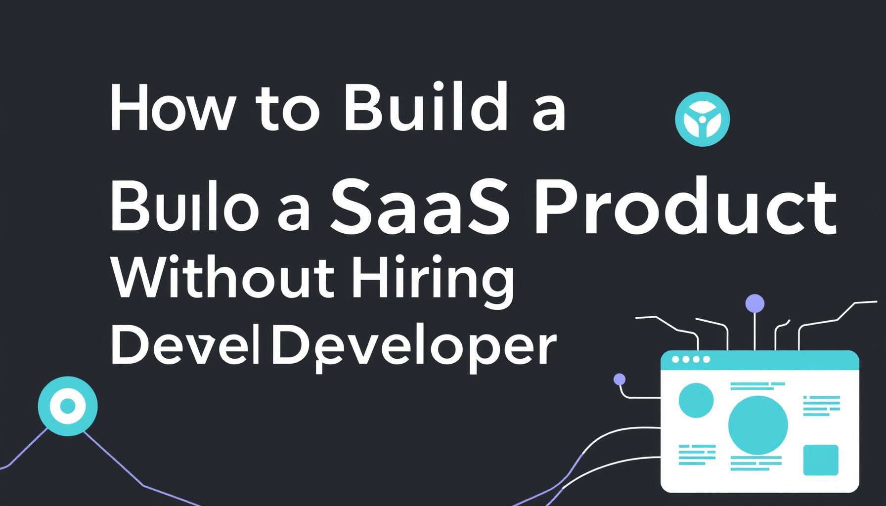 How to Build a SaaS Product Without Hiring a Developer
