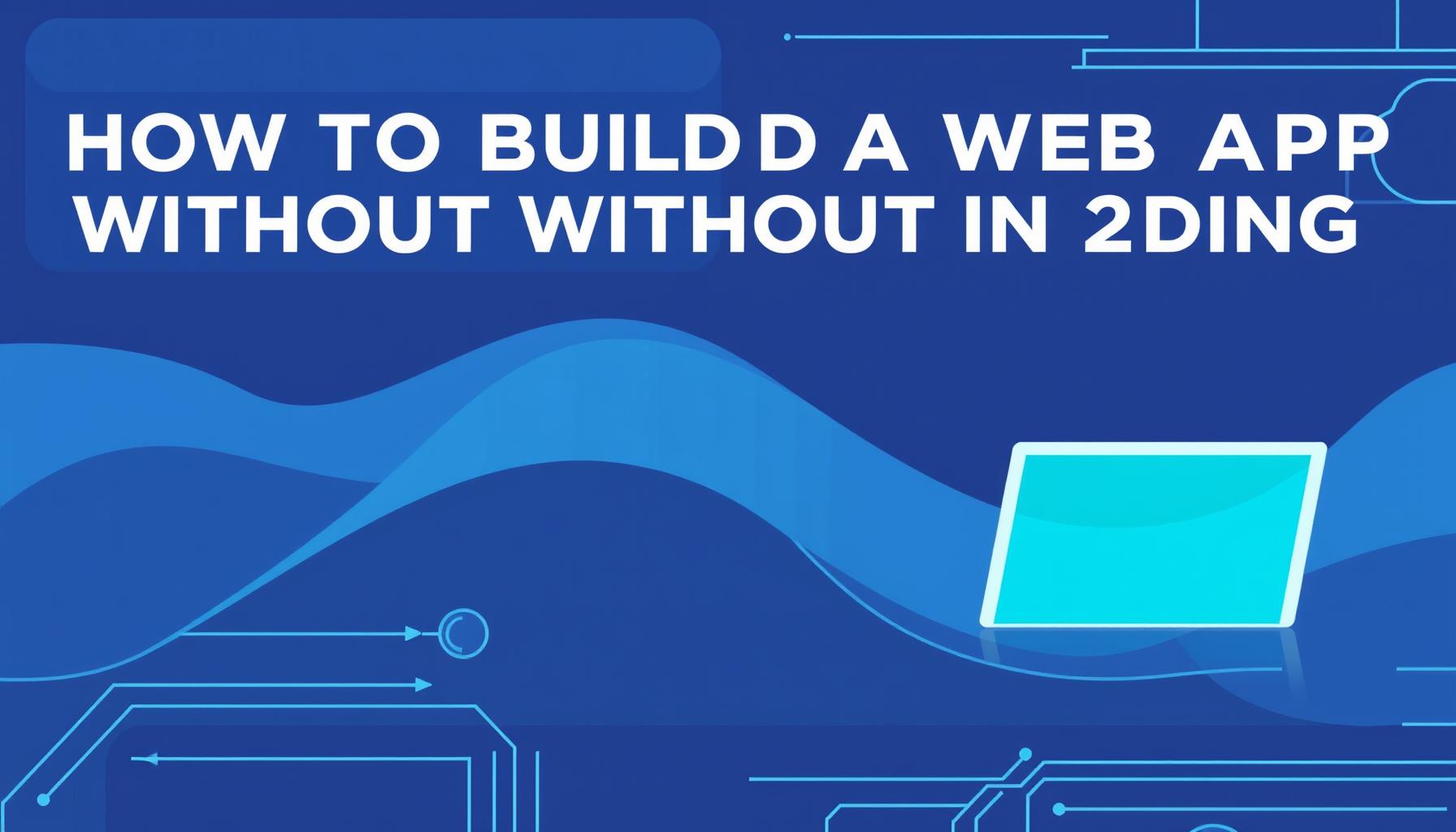 How to Build a Web App Without Coding in 2026